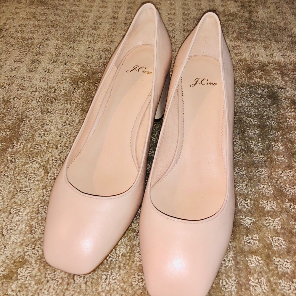 Nude heels from J. Crew